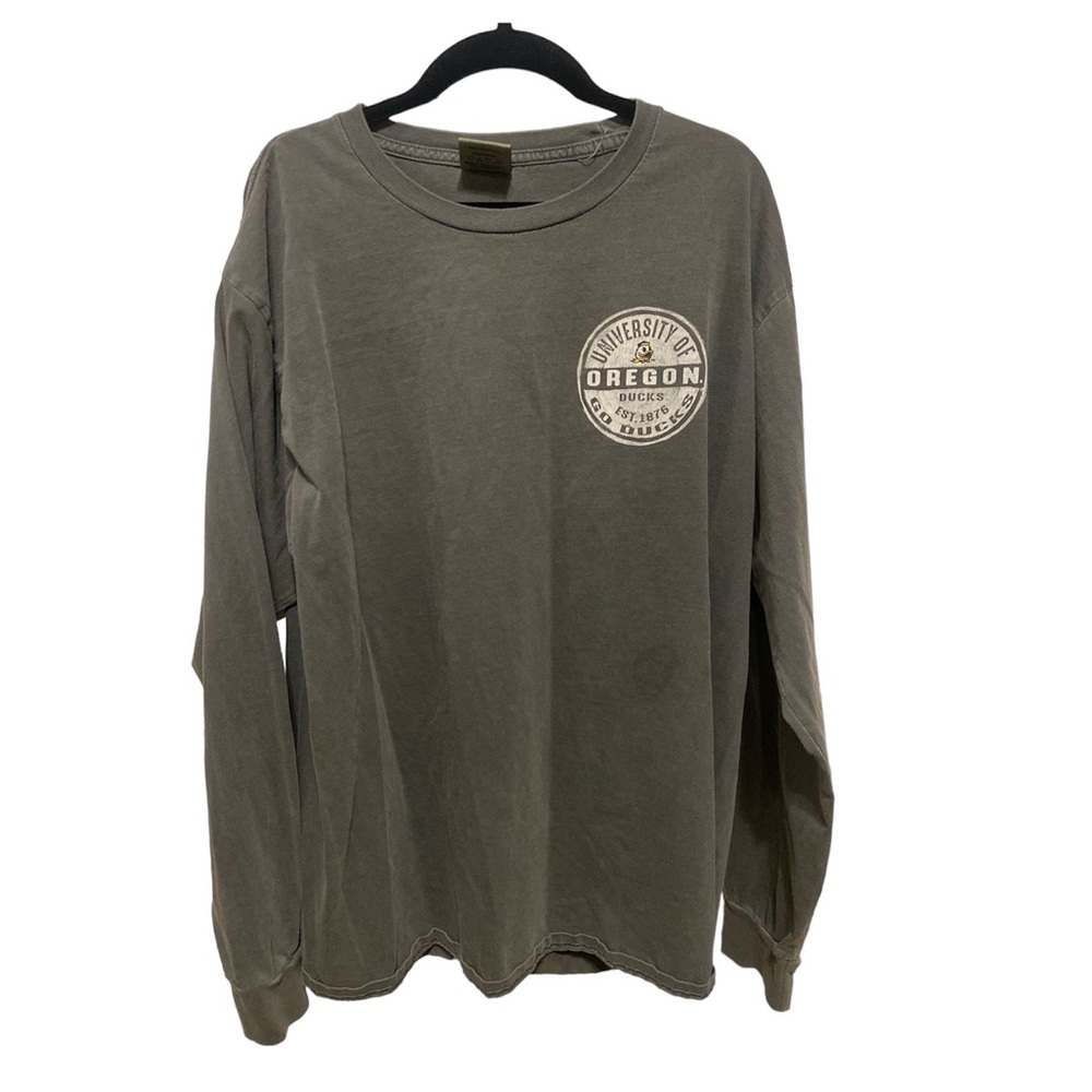 Oregon ducks long sleeve tee comfort colors